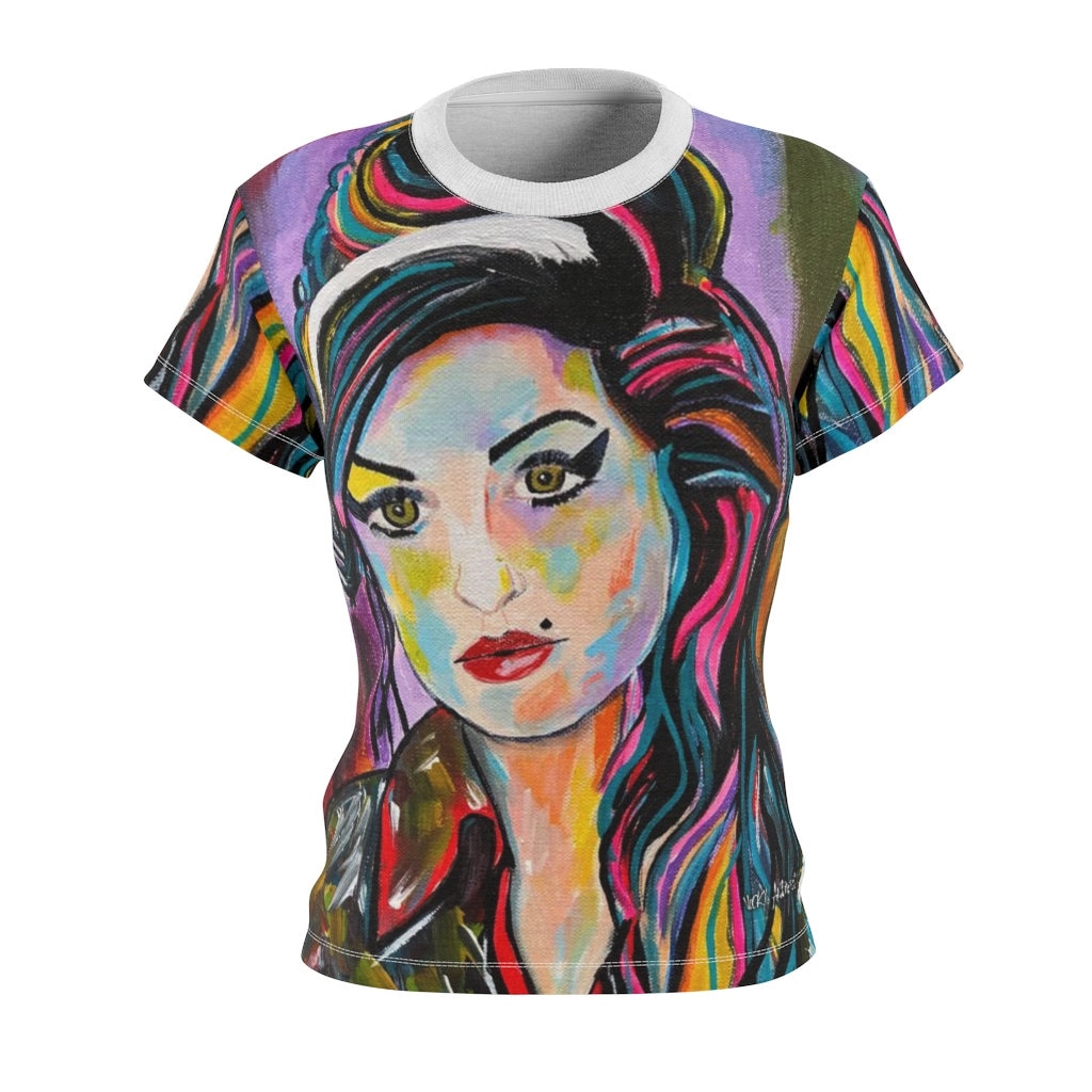 T-shirt oversize 'Amy Winehouse' - Grigio - Donna - 9.10 T-shirt oversize 'Amy Winehouse' - Grigio - Donna - 9.10