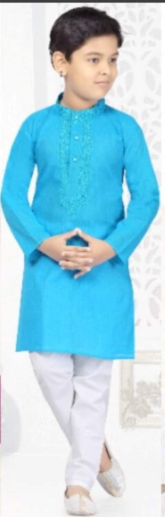 Kurta pajama for 12 year boy hot sale