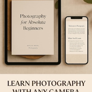 Beginner Photography Course PDF | Learn Manual Mode, Lighting and Composition | DSLR, Mirrorless & Phone Photography Guide