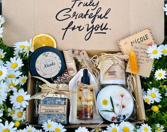 Personalised Thank You Self Care Gift Box