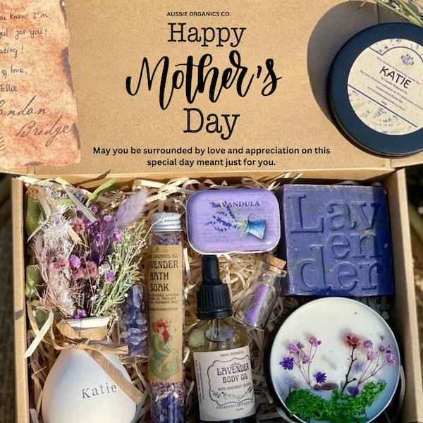Personalised Mother's Day Gift | Gift for Mum | First mothers day gift | grandma gift | mother's day markdowns | Spa Gift Set