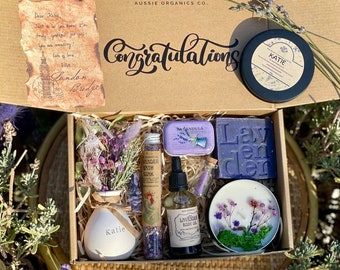 Spa box, thinking of you, personalized gift, congratulation gift, birthday gift, gift for her, organic and natural gift box