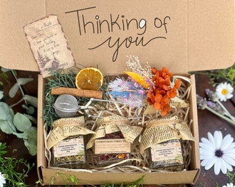 Organic tea sympathy gift box