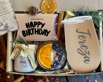 Personalised birthday gift for her, self care gift box, happy birthday gift, birthday gift for friend, zero- waste birthday gift