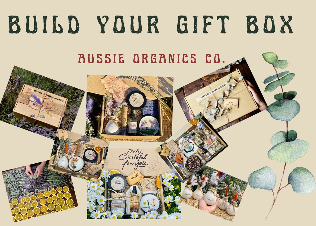 Build A Gift Box Start Here Make Your Own Personalized Gift Box Organic & Natural Plastic Free