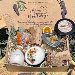 Personalized Organic Birthday Self Care Gift Box