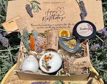 Personalized Organic Birthday Self Care Gift Box