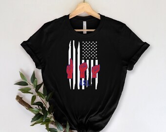 ASL Svg, Sign Language Svg, Inspirational Quotes Svg, American Flag SVG,Patriotic, Quotes Svg Png Eps Dxf Files Instant Download