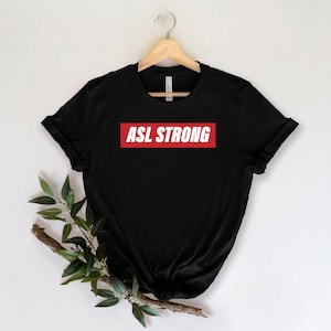 ASL Strong Svg, ASL Svg, Sign Language Svg,rainbow, Inspirational Quotes Svg, Strong SVG, Quotes Svg Png Eps Dxf Files Instant Download
