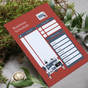 EDITABLE BUSINESS PLANNER | Business Planner Template | Business Plan Template | Business Planner | Downloadable business planner