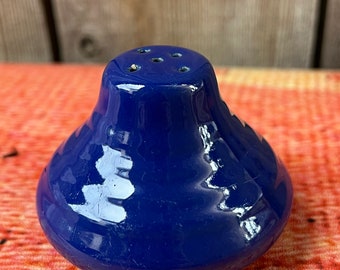 Vintage Bauer Salt/Pepper Shaker, Cobalt Blue