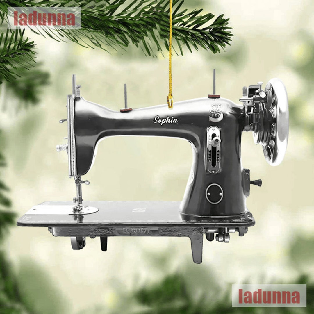 Personalized Sewing Machine Christmas Ornament for Mom Custom Etsy