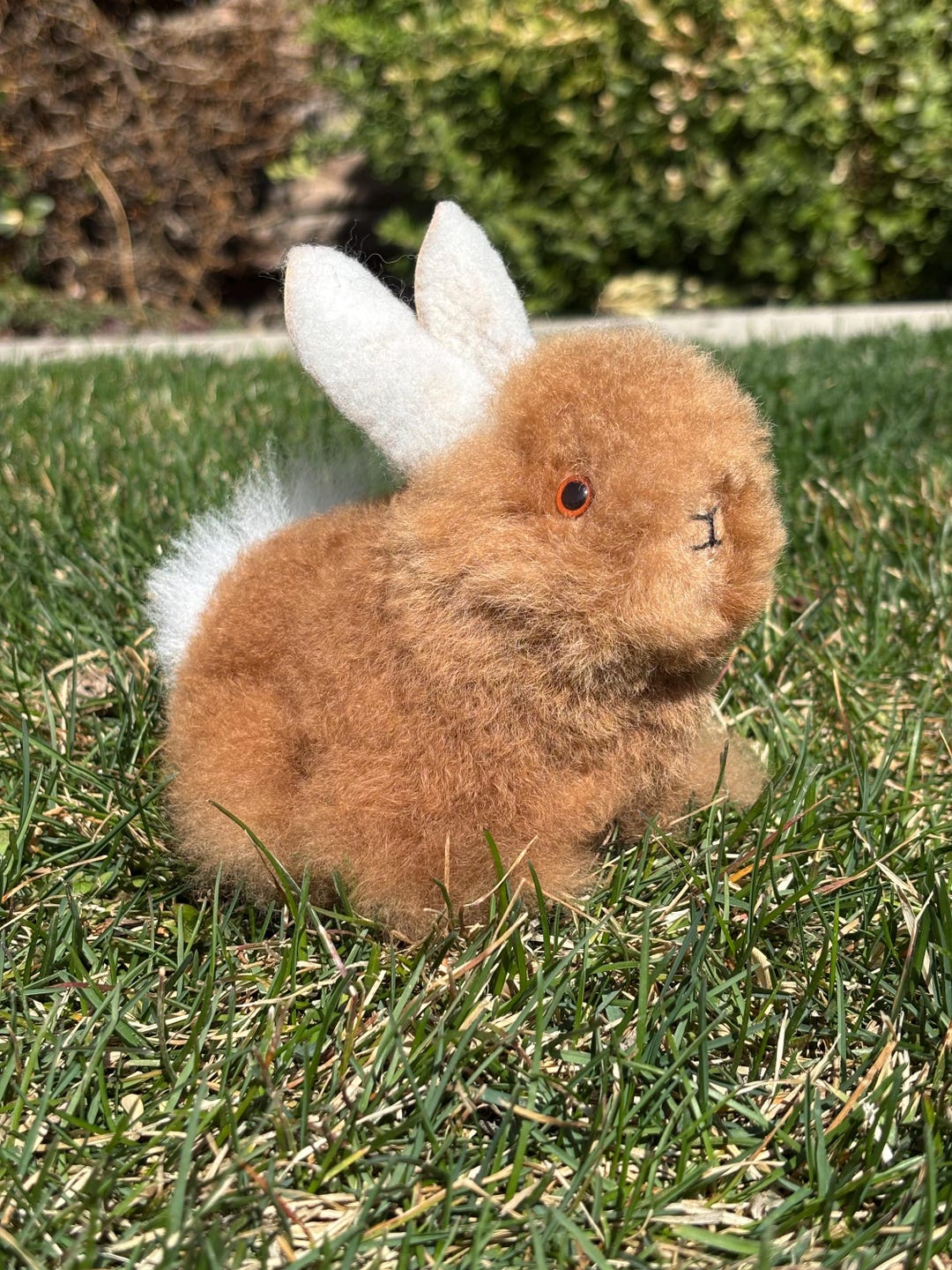 Baby Alpaca Bunny Plush. Cute and Huggable Bunny Rabbit Made With ...