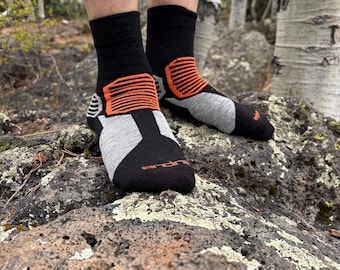 Alpaca Hike Socks: Inca Design, Thermal Trail Socks