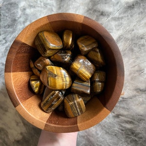 Tigers Eye Tumble Stones | Mixed Tigers Eye | Tumble Stones