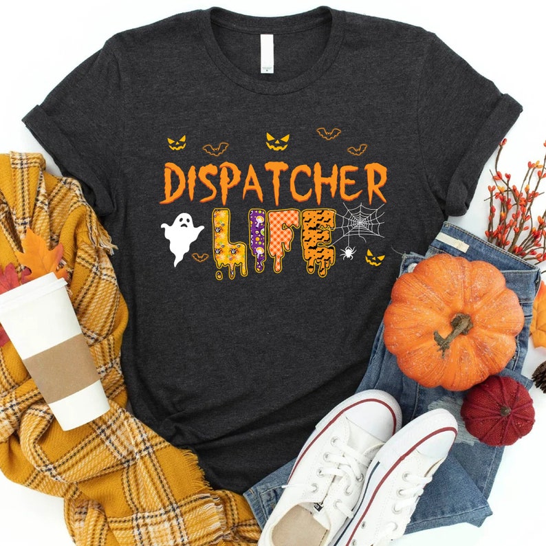 Dispatcher Halloween Shirt Dispatcher Life 911 Police Etsy