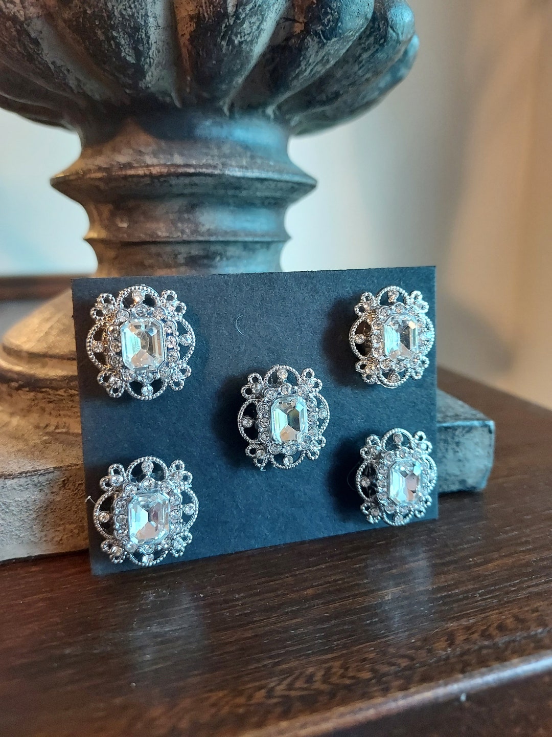 5 Piece Victorian Number Pins, Horse Show Saddleseat