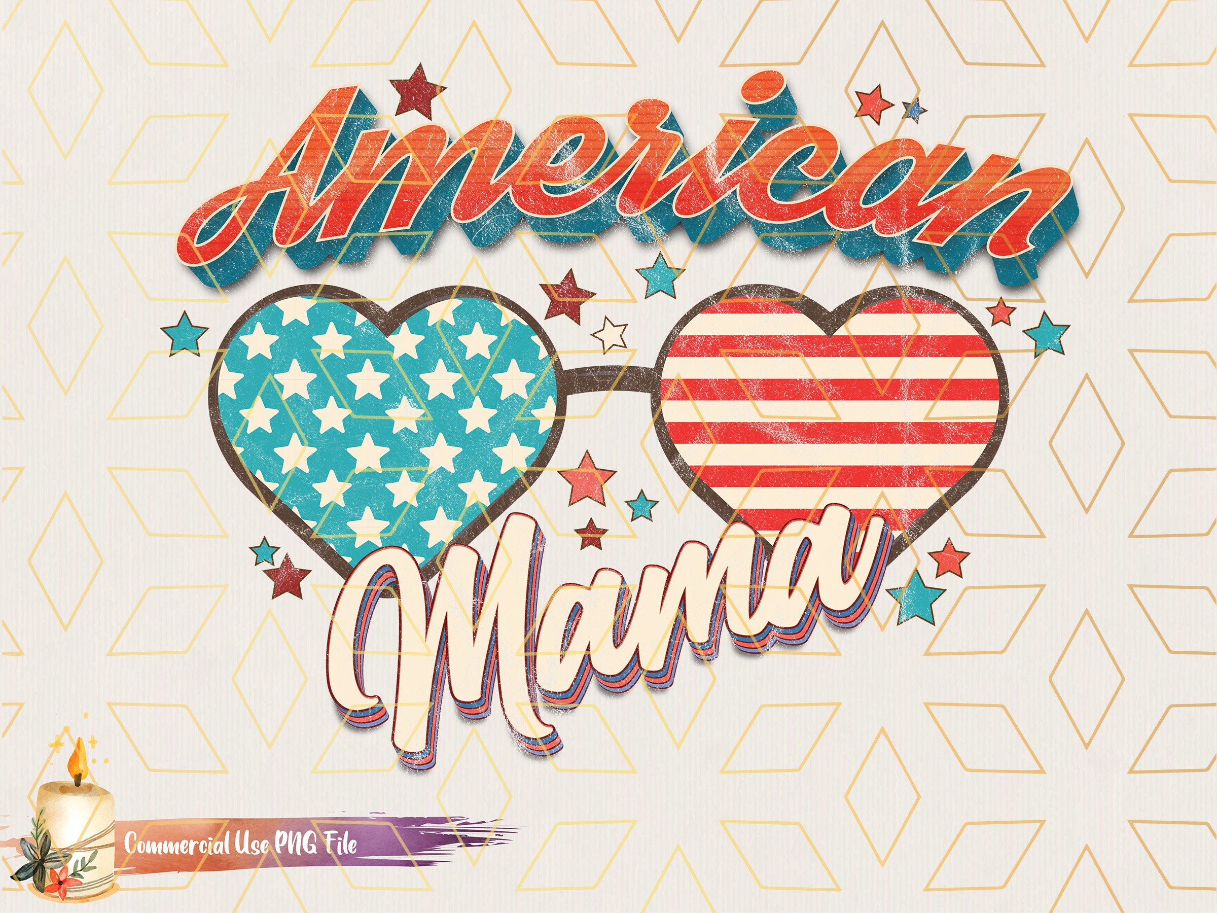 American Mama PNG, 4th of July Png File, America Png Sublimation Design ...