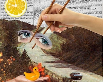 Elige tu diseño - Imanes de collage - Hechos a mano por Coloring Book Studio