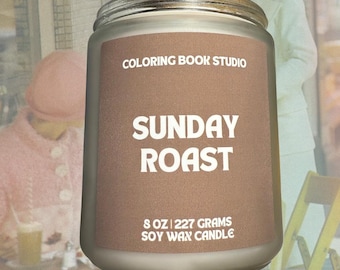 Vela de cera de soja Sunday Roast, aroma a café, 226 ml
