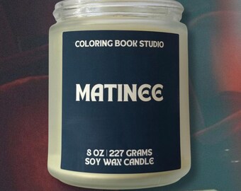 Vela de cera de soja Matinee, aroma a palomitas de maíz con mantequilla, 8 oz