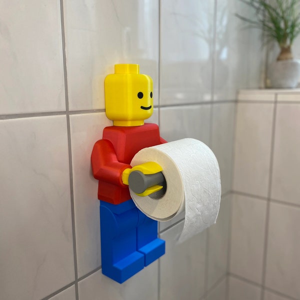 Lego Character Toilet Paper Holder | Lego Lover Gift Ideas