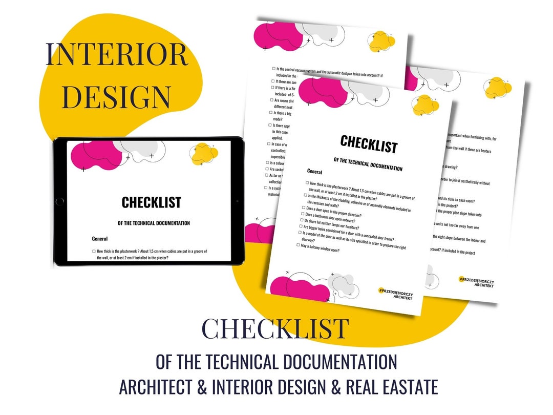 Checklist Architect, Google Documents Template, Interior Design ...