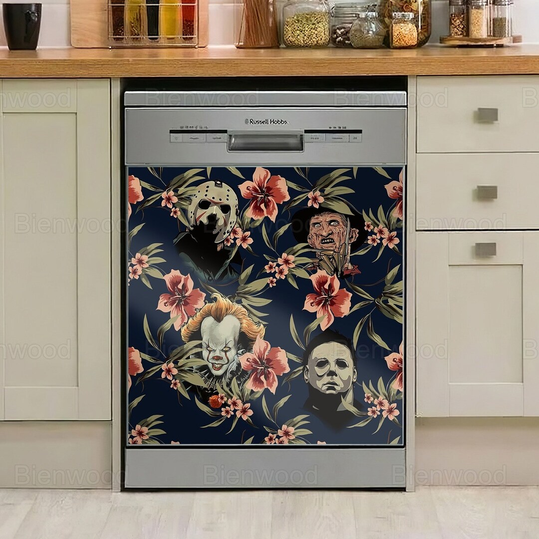 Horror Movie Dishwasher Cover, Horror Dishwasher Dishwasher