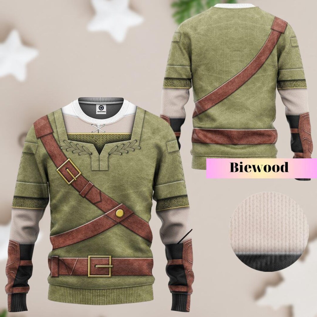Christmas Legend of Zelda Sweater, Game Lovers 3D Sweater, Ugly