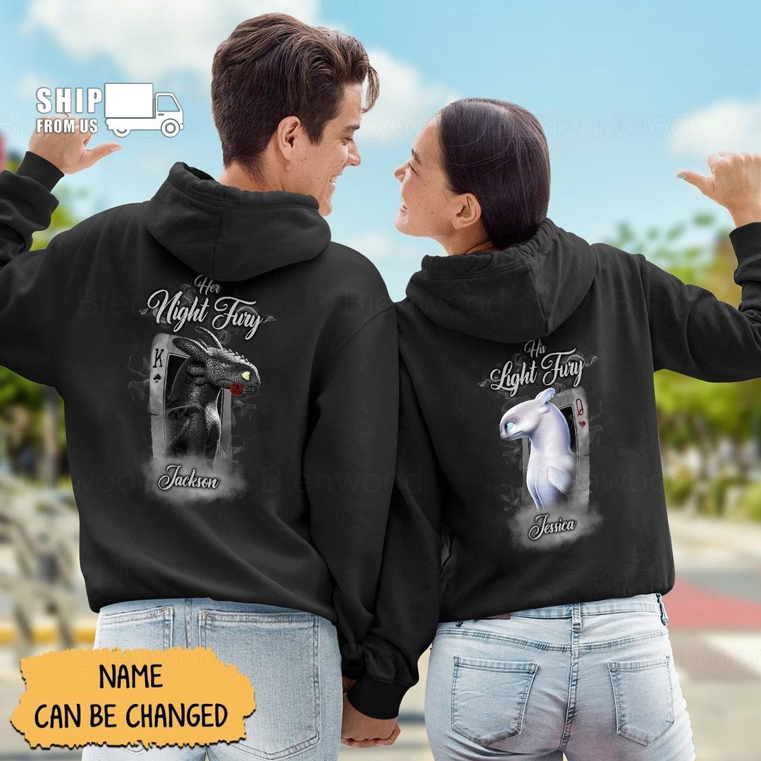 Night fury and light fury best sale hoodie