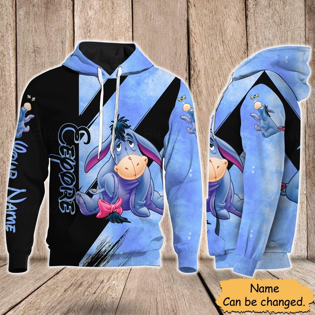 Discover Eeyore Hoodie, Personalized Eeyore Hoodie, Winnie The Pooh Hoodie