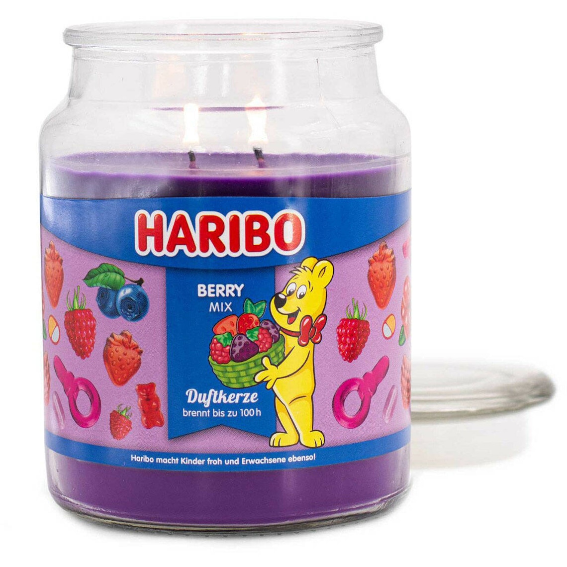 Haribo Large Soy Scented Candle in Glass 18 Oz 510 G Berry Etsy