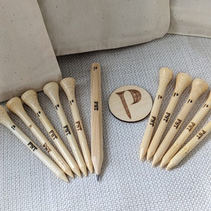 Personalised Golf Tees Custom Ball Markers Golf Stag Do Pack ...