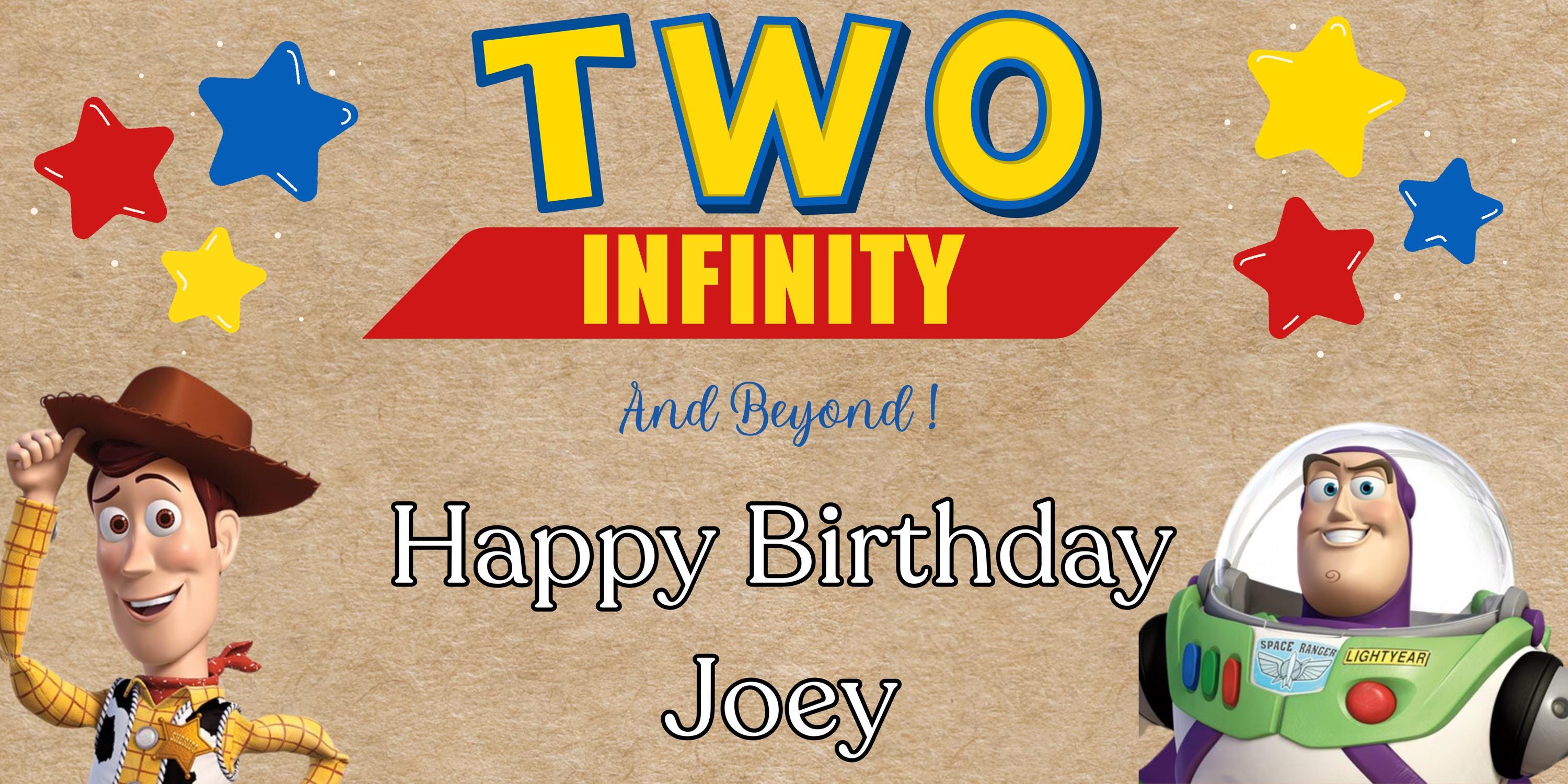 Toy Story Birthday Banner
