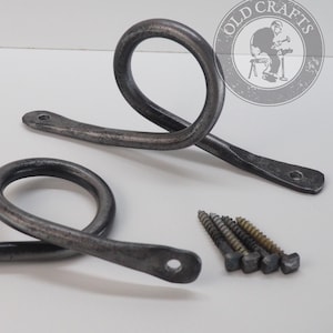 Eye Hook, Farmhouse, Forge Hook, Hanging Rack, Under Counter Hook, Under Cabinet Hook, Chain Hook, Ceiling Hook, Rustic Hook, Ceiling Hanger