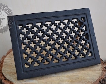 Rectangular Ventilation Grille, 22,5x15,5CM Cast Iron Ventilation Grille, Air Return Grilles, Vent Grille, Vent Plate Cover, Air Grille, DIY