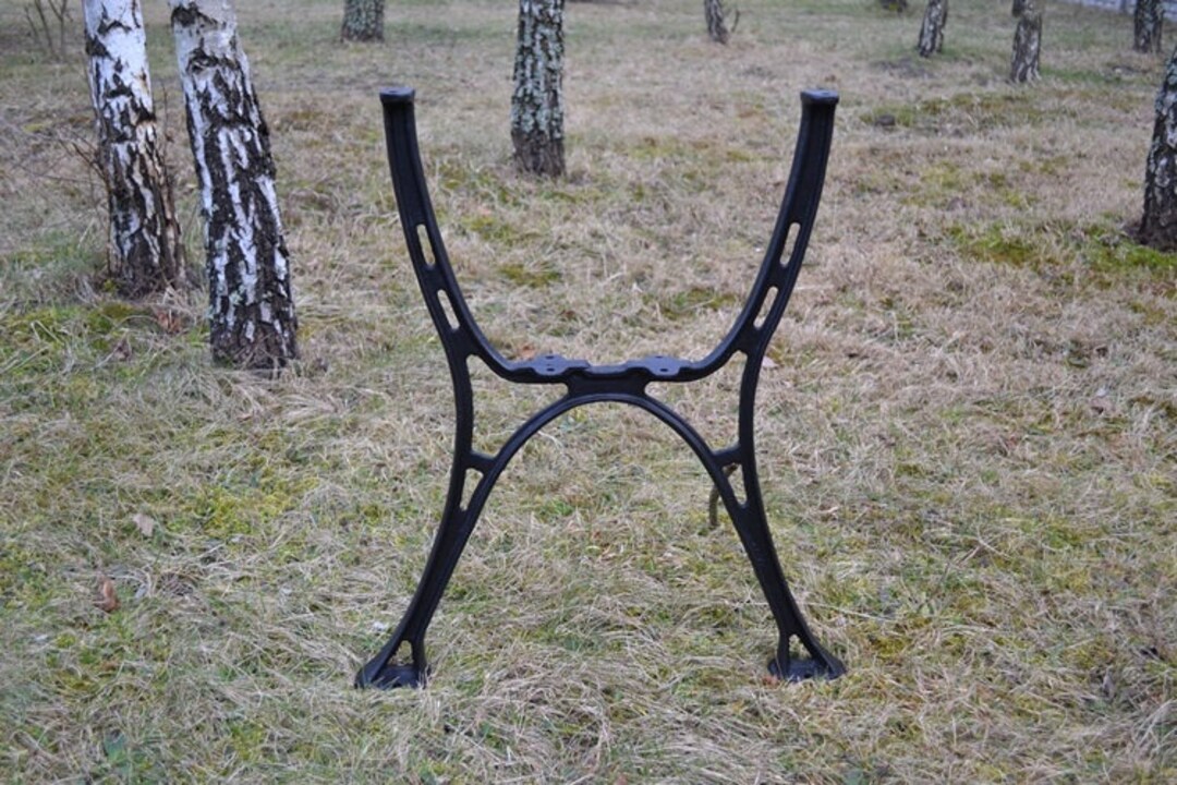 25.6'' Garden Table Legs, Rustic Outdoor Table Base, Patio Table Legs