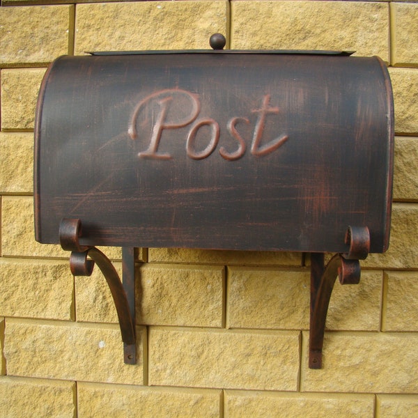Wall Mount Mailbox Etsy