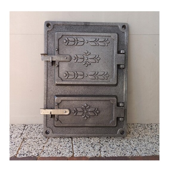 Antique Iron Door Iron Stove Door Cast Iron Openwork Oven - Etsy
