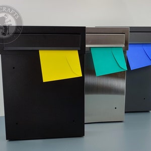 Pass-through Mailbox, Modern Fence Postbox, Mailbox to Be Built Into