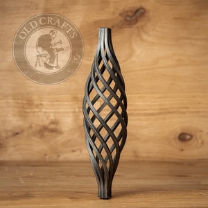 Wrought Twisted Fence Post, Forged Fence Baskands, Welding Post Ornamentals, Metal Baluster, Iron Gate Decorative Basket,Cast Steel Ornament
