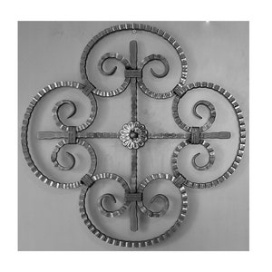 Gate Balcony Decorative Rosette, Steel Rosette Ornament, Cast Iron Grape Rosette, Hardware for Gates and Railings, Decorative Gate Rosette