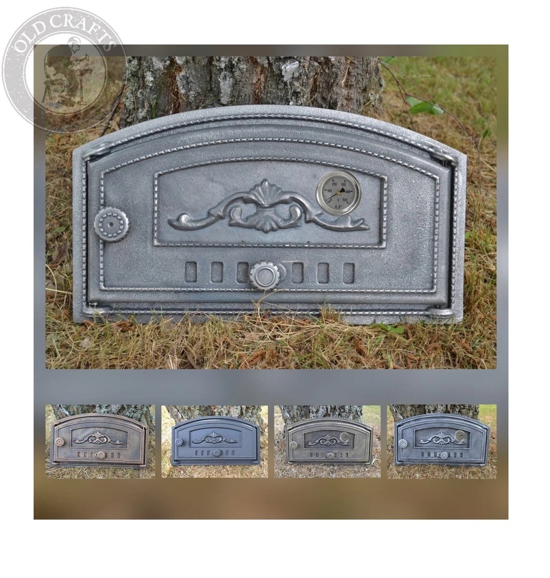 Smokehouse Door, Cast Iron Fire Door, Bread Oven Door, Fireplace Fire, Garden Stoves Pizza, Left