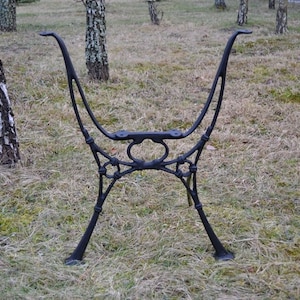 25in Metal Table Legs, Rustic Table Bases, Iron Furniture, Table Hardware, Custom Tables, Table Base, Cast Iron Table Ends, Table Building
