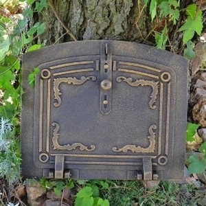 Cast Iron Wood Stove Door, Arched Stove Door, Fireplace, Firepit, BBQ Stove, Fireplace Door, Cast Iron Smokehouse Door, Arched Metal Door