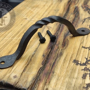 Furniture Forged Handle, Blacksmith Iron Rustic Drawer Handle, Cabinet Pull, Handle Hardware, Drawers Cupboard Cabinet Handle, Hand Forged