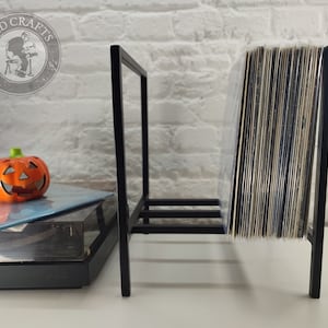 LP Holder, Vinyl Records Storage, Vinyl Storage, Metal Vinyl Stand, Vinyl Rack, LP Record Storage, LP Stand, Hand-made Vinyl Record Storage