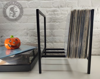 LP Holder, Vinyl Records Storage, Vinyl Storage, Metal Vinyl Stand, Vinyl Rack, LP Record Storage, LP Stand, Hand-made Vinyl Record Storage