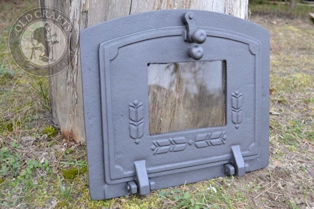 Pizza Oven Door With Glass, Smokehouse Door, Cast Iron Fire Door, Bread Oven Door, Fireplace