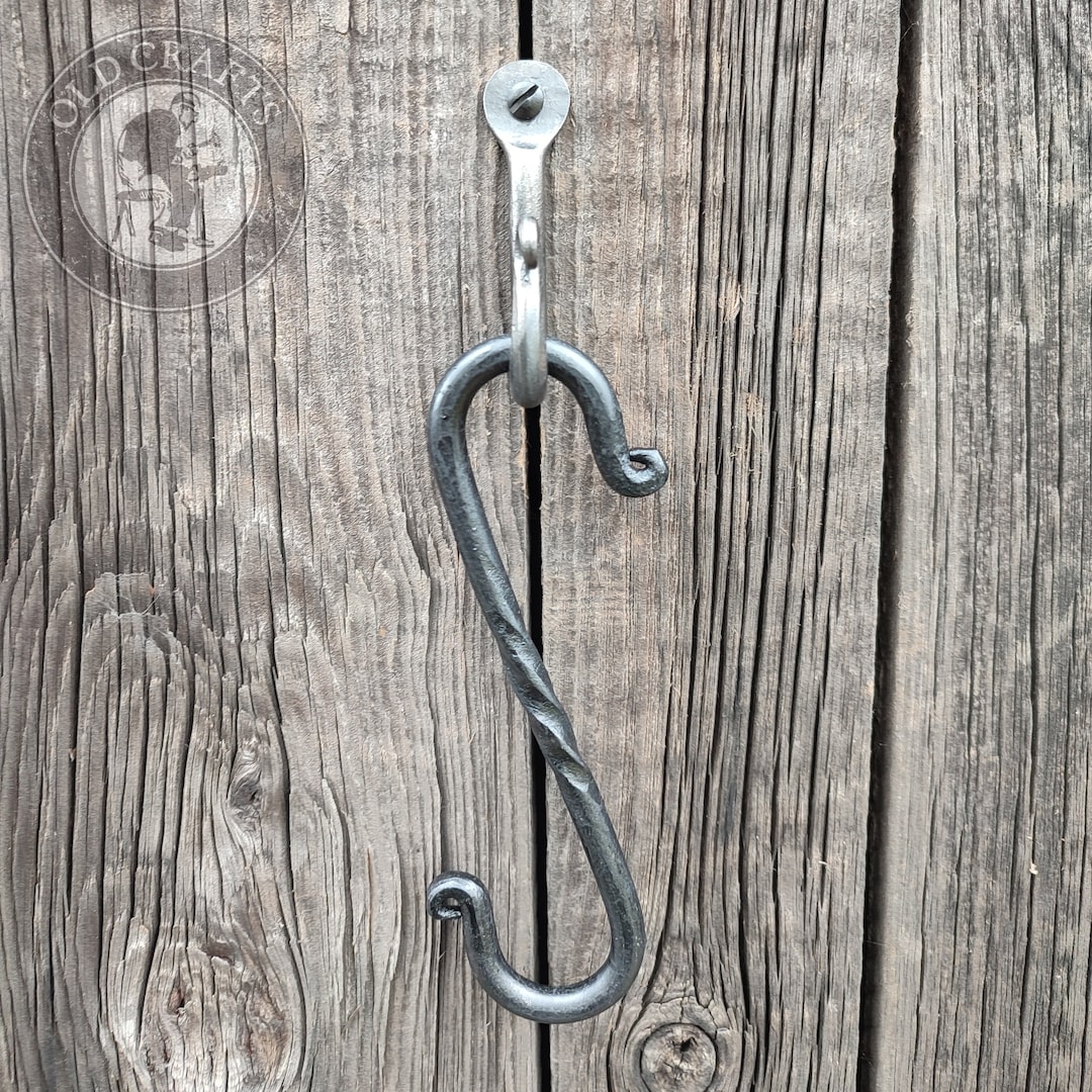 6 Long S Hooks Hand S Hook 6 Inch Wrought Iron S Etsy
